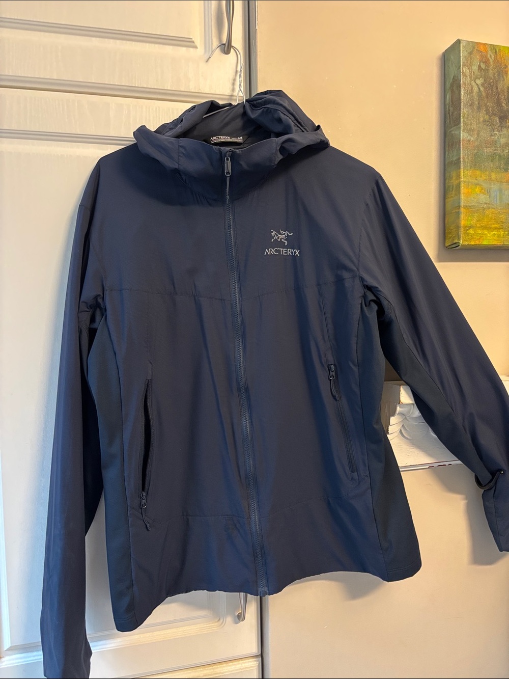 Arc’teryx navy Atom SL hoodie